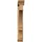 Ekena Millwork Balboa Traditional Smooth Bracket w/ Offset Brace, Western Red Cedar, 5 1/2"W x 34"D x 40"H BKT0604X34X40BOA01SWR - alternate 3